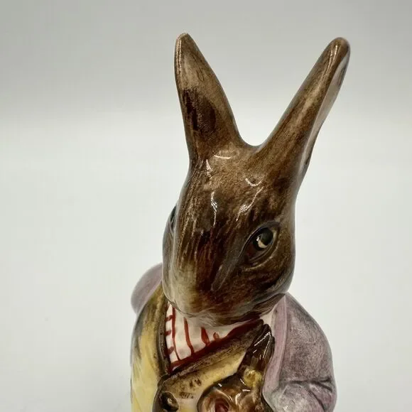 Vintage 1989 Beatrix Potter Mr. Benjamin Bunny Royal Albert England, Warne 1965 - Picture 12 of 14